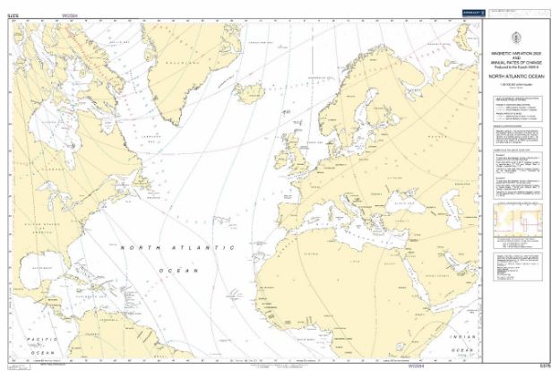 BA 5375 - Magnetic Variation N Atlantic